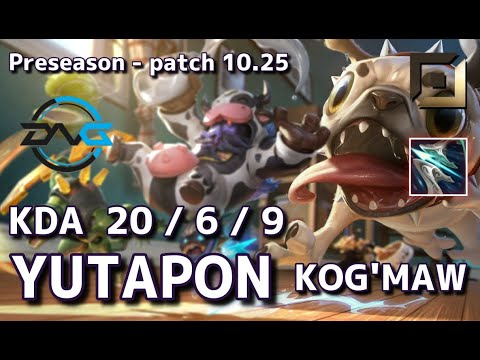 【日本サーバー/Duo Ceros】DFM Yutapon コグマウ(Kog'maw) VS エズリアル(Ezreal) BOT - Patch10.25 JP Ranked【LoL】