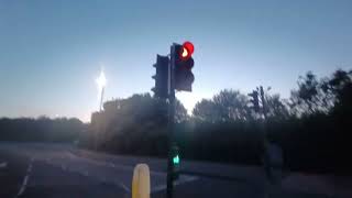 British Traffic light Peek Tled 1x3 in Sutton parkway, Nottingham