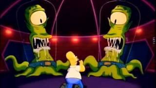 Simpsons - Oh my God! Space aliens! Don't eat me,