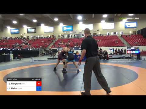 2018 Marine Corps US Open/Senior Men's Greco-Roman 87 Con 4 - Easton Hargrave (Olym) Vs. Jacob Fis