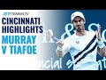 Andy Murray v Frances Tiafoe Highlights | Cincinnati 2020