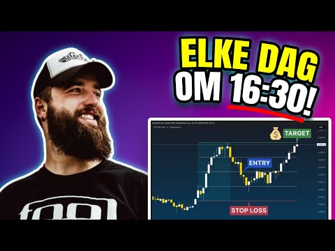 Elke dag om 16:30 geeft deze trading strategie 80% kans (stap-voor-stap uitleg)