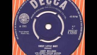Larry Williams   Sweet Little Baby   Decca Mod RnB 45 Johnny Guitar Watson Stormsville Shakers