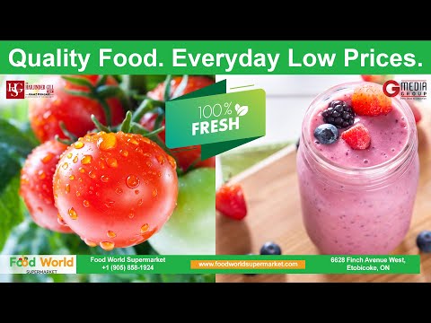 Fresh Juice At Food World Supermarket | Best Quality Food Store In Toronto Canada @GMediaGroup