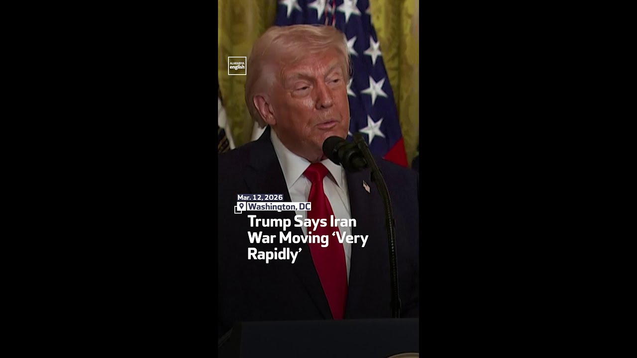 Video | Trump Says Iran War Moving ‘Very Rapidly’