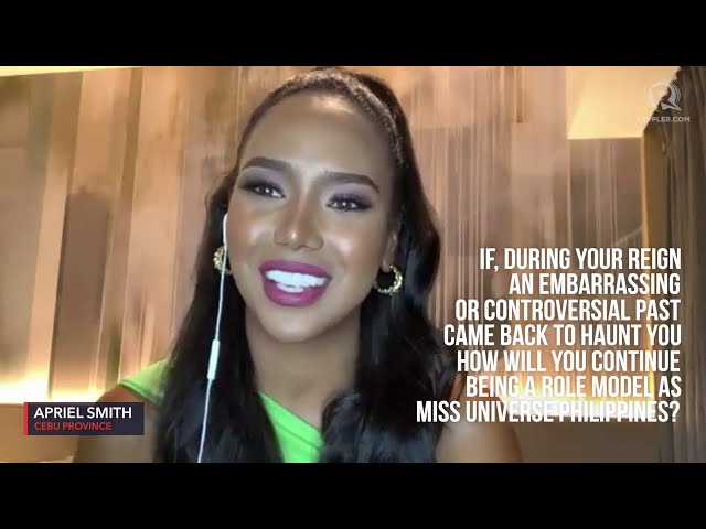 PERHATIKAN: Kandidat Miss Universe Filipina 2020 menjawab pertanyaan yang menyenangkan dan sulit