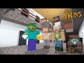 MONSTER MOBS THE TWINS ESCAPE CHALLENGE WITH GRANNY AND GRANDPA MINECRAFT ANIMATION