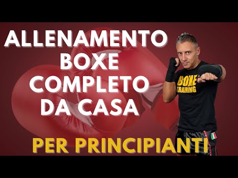 Allenamento boxe pugilato per principianti: lezione completa da casa(zero esperienza)