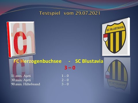 1.Mannschaft Testspiel FC Herzogenbuchsee - SC Blustavia