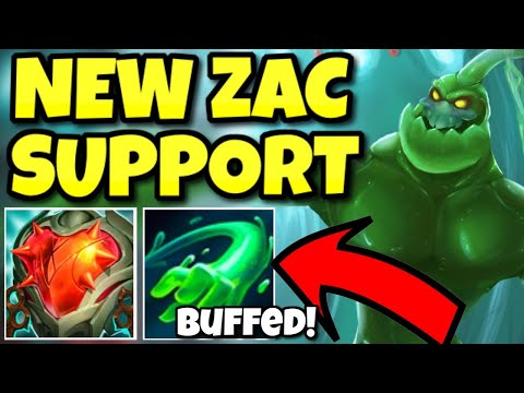 Zac Support got THREE BUFFS and now he has infinite health
