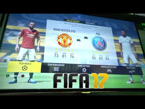 FIFA 2017: VAZOU A GAMEPLAY DEMO OFICIAL MANCHESTER UNITED X PSG!