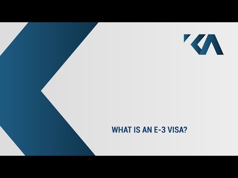 E-3 Visa Video