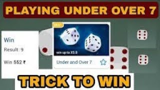 HOW TO HACK 1XBET OVER UNDER 7 DICE USING THIS THIS APP AND EARN  $2000 ON EVERY