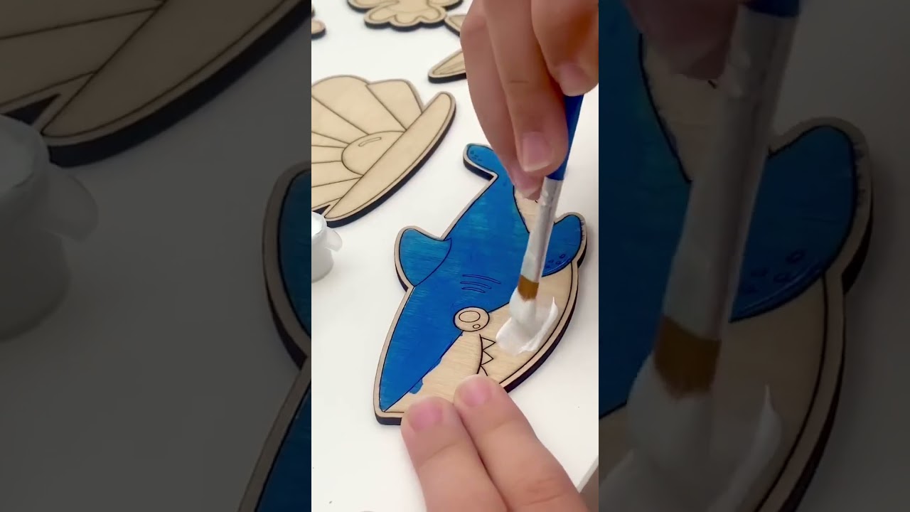 Under the Sea Wooden Painting Kit | Eco-Friendly Craft Kit