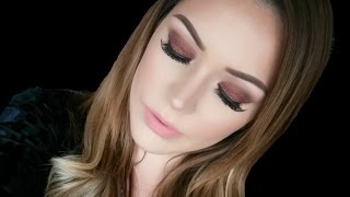 Copper Glitter Cut Crease Makeup Tutorial | Laura Sommerville