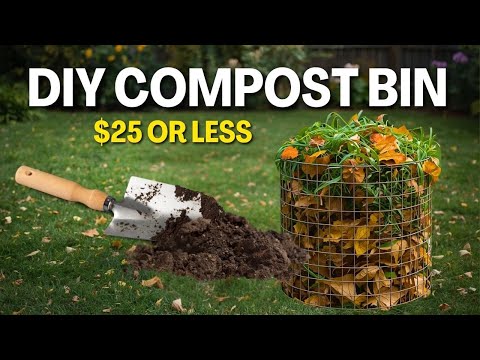 DIY Compost Bin Built in 5 Mins or Less | Fast, Easy and Cheap