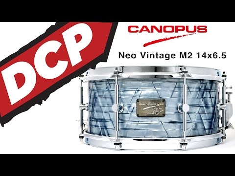 Canopus Neo Vintage M2 Snare Drum 14x6.5 Sky Blue Pearl | Reverb