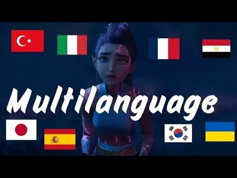 One line multilanguage - Rumi & Celine's emotional scene. (Kpop demonhunters) 