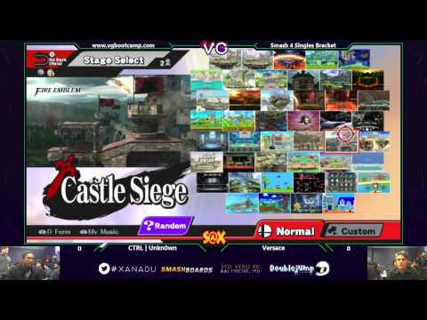 S@X - CTRL | Unknown (Metaknight) Vs. Versace (ZSS) SSB4 Bracket - Smash 4