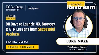 AI Product Management | 90 Days To Launch A Product: UX, Strategy And GTM Lessons | Simplilearn
