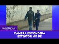 Extintor No Pé Câmeras Escondidas 10 09 25