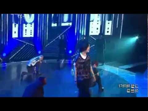 myname's performance on music core june 30th *hello and goodbye* (mirrored)