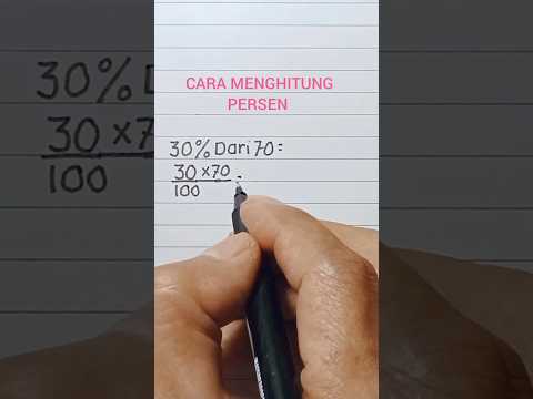 CARA MENGHITUNG PERSEN #shorts