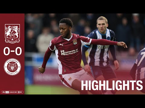 HIGHLIGHTS: Northampton Town 0 Stockport County 0