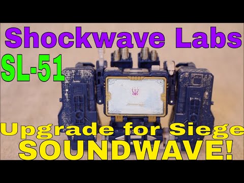 Shockwave Labs SL 51 Upgrade Kit for Transformers Siege Soundwave - GotBot True Review NUMBER 553