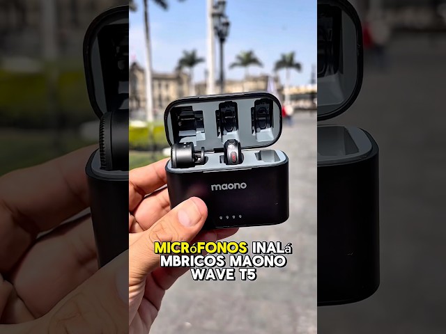 Vídeo relacionado con MAONO Wave T5 Microfono Inalambrico para Móvil (USB-C) - Microfono Lavalier 48kHz/24Bit, 30h de Batería, 300m de Alcance y Cancelación de Ruido. Ideal para Vlogs/Youtube/Streaming