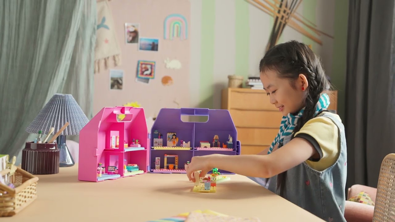 LEGO Friends - Kreativní kufřík a domek pro panenky