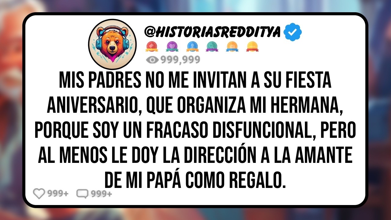 Mi HERMANA Organizó la Fiesta Aniversario de mis PADRES sin Invitarme Porque no Querían que un ...