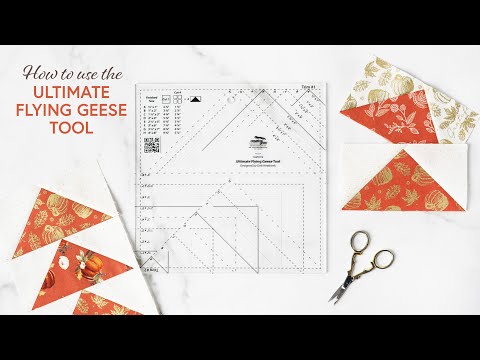 How to Use the Ultimate Flying Geese Tool | Shabby Fabrics Notions