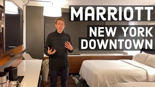 New York Marriott Downtown: Full Review/Tour! Best Hotel In NYC To Redeem Your P