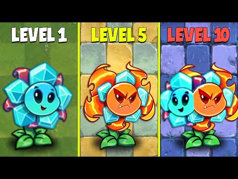 PvZ2 - Difference Of New Plants LEVEL 1 vs MID vs MAX.