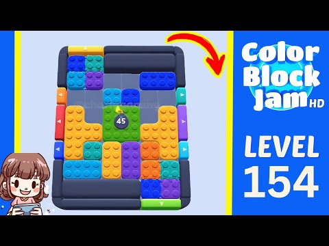 Color Block Jam Level 154 Solution Walkthrough