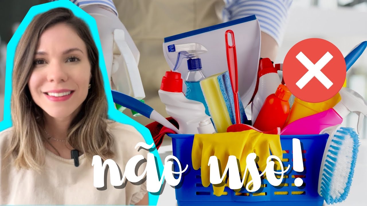 Produtos de limpeza que eu não uso mais