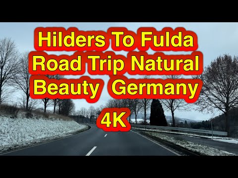 Hilders To Fulda  Road Trip Natural Beauty  Germany 4K