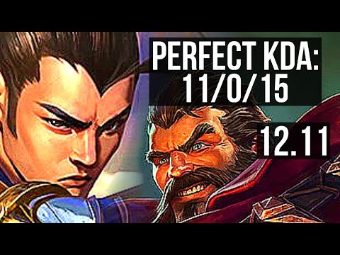 XIN ZHAO vs GRAVES (JNG) | 11/0/15, Legendary | KR Diamond | 12.11