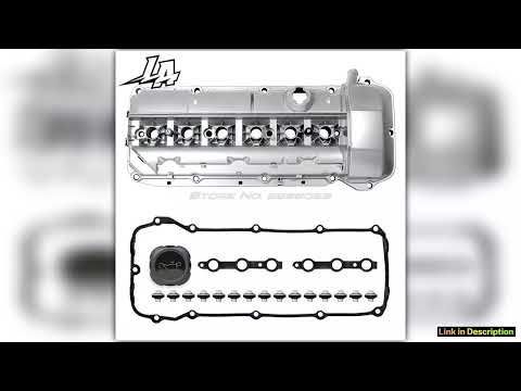 11127512839 11 12 7 512 839 Aluminum Engine Valve Cover WGasket Bolts Cap For 0306 BMW M54 E46