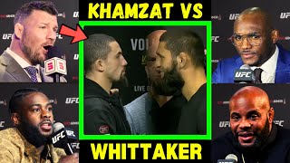 UFC Fighters Predict Khamzat vs Whittaker | UFC Saudi Arabia
