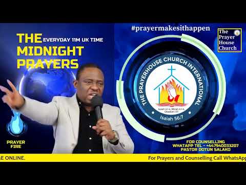 The Midnight Prayers || Pastor Dotun Salako || Tue 28th Mar 2023