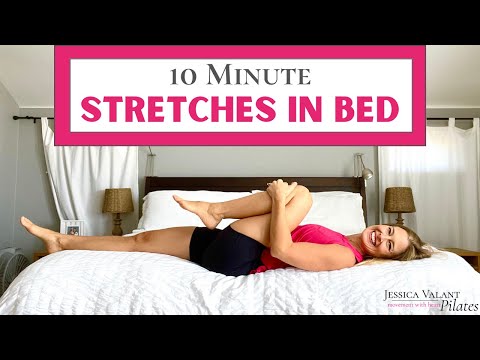 10 Minute Stretches in Bed - Full Body Stretching Exercises!