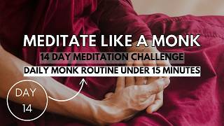 Daily Meditation Routine for Positive Energy, Peace and Happiness | Meditation Challenge [Day 14]