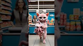Download lagu Pink Cat Buys an Octopus for a Little Girl 🐙💖 #cat #shorts mp3
