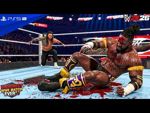 WWE 2K26 - Oba Femi Vs Roman Reigns - World Heavyweight Championship at WrestleMania 42 | PS5™ Pro