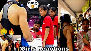 WHEN BODYBUILDER ENTER A MALL - Amazing Girls Reactions😍🔥 | Epic Reactions | Part 9th | Deepak