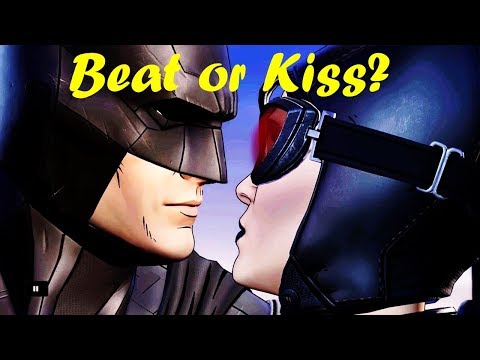 Batman Beating/Kissing Catwoman on Rooftop (EVERY SINGLE CHOICE) - The Enemy Within Episode 3