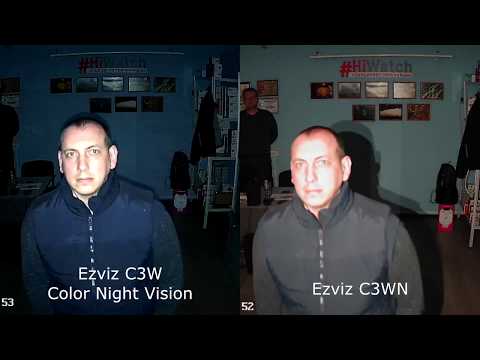 Интернет IP-камеры с облачным сервисом Сравнение Ezviz C3W Color Night Vision и Ezviz C3WN