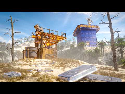 Walling in HQM QUARRY on 1000 pop Official Rust